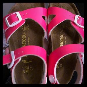 girls plastic birkenstocks